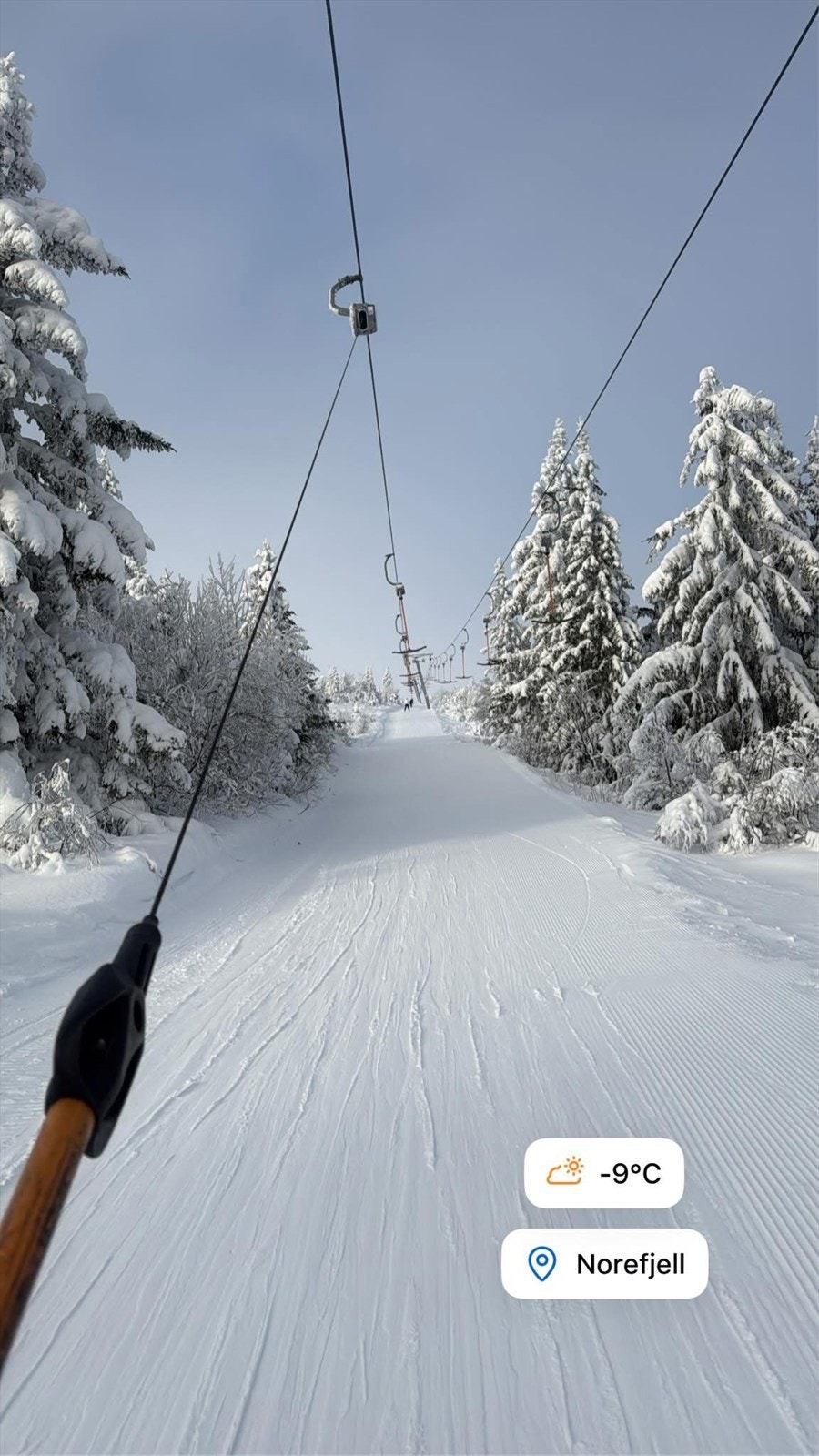 Selgers eget bilde fra bakken Galleribilde