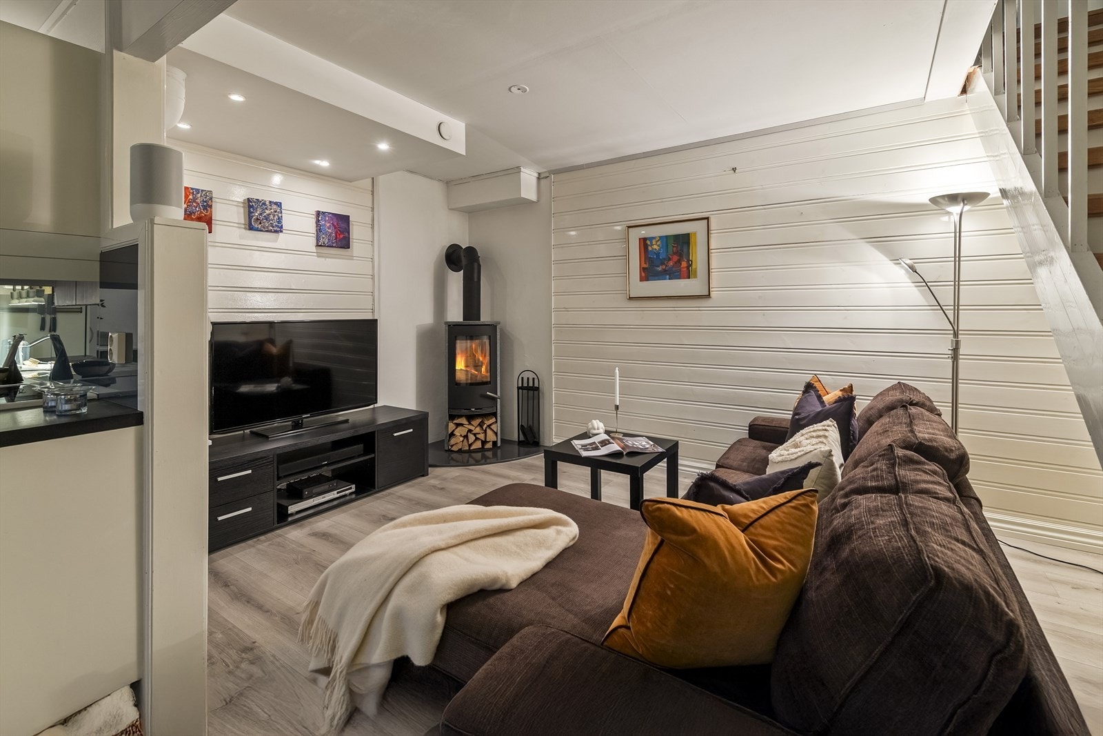 Også her er det etablert peisovn. Galleribilde