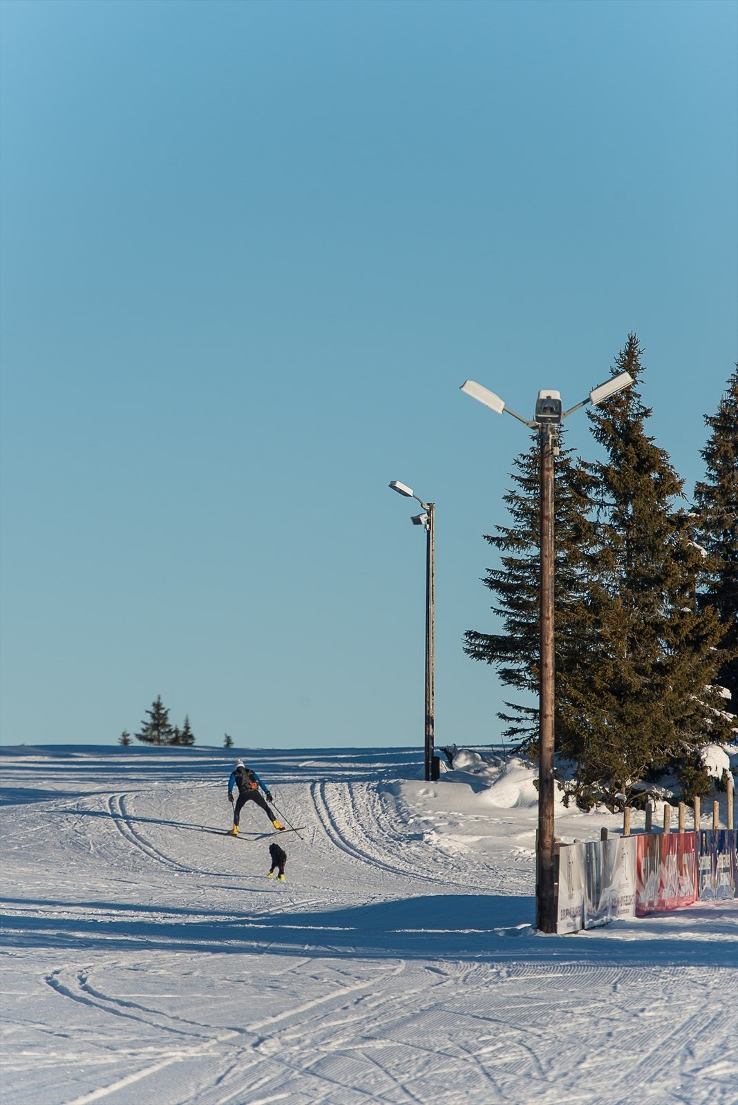 Området byr på velpreparerte og populære langrennsløyper innover fjellheimen. Galleribilde