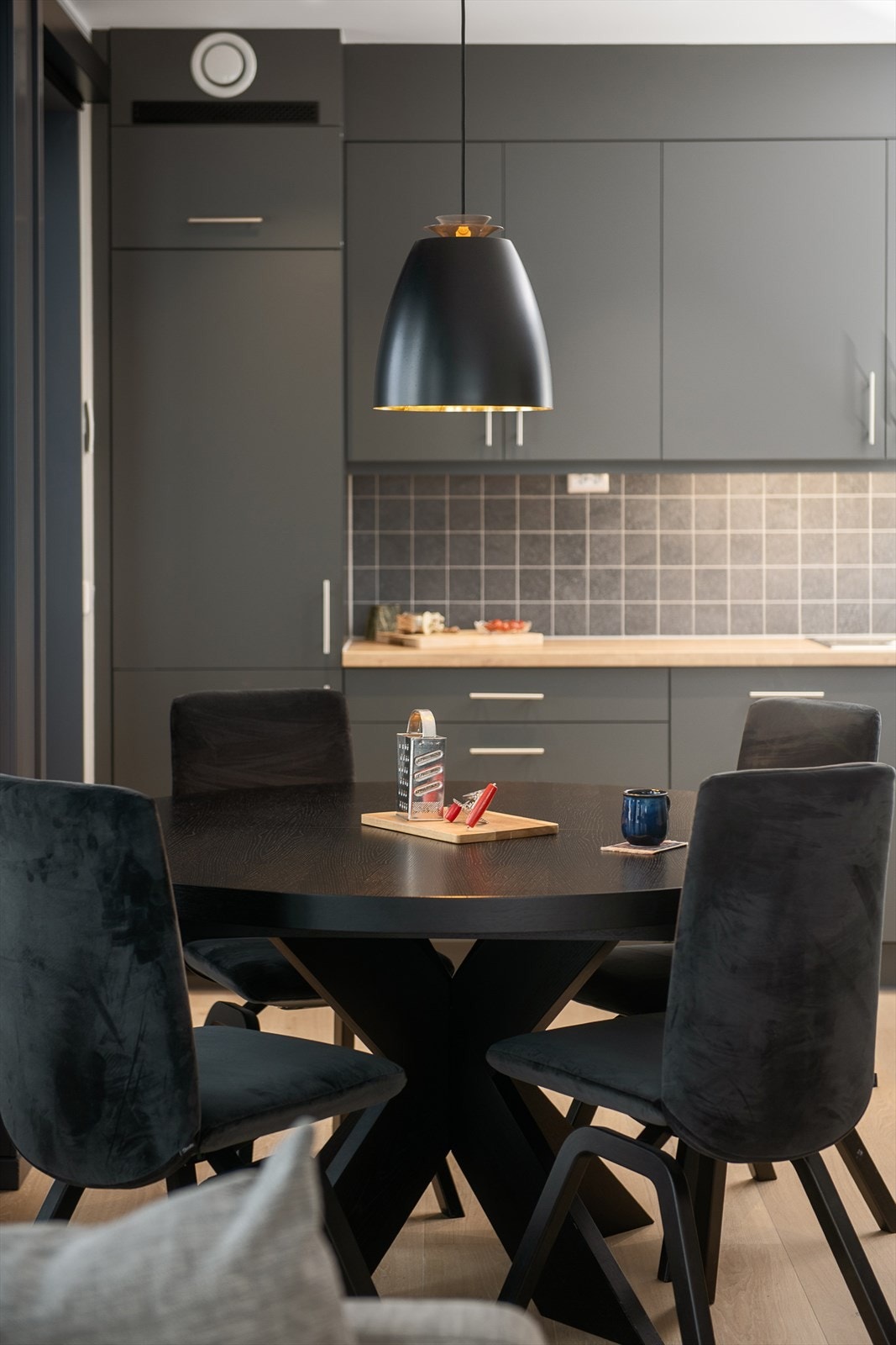 Her kan man samle familie og venner til hyggelige måltider. Galleribilde