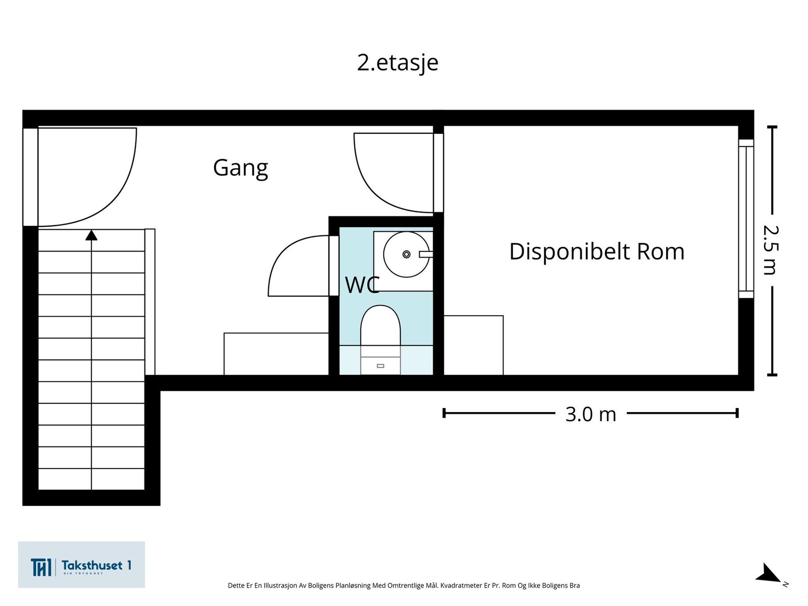 Plantegning 2. etasje Galleribilde