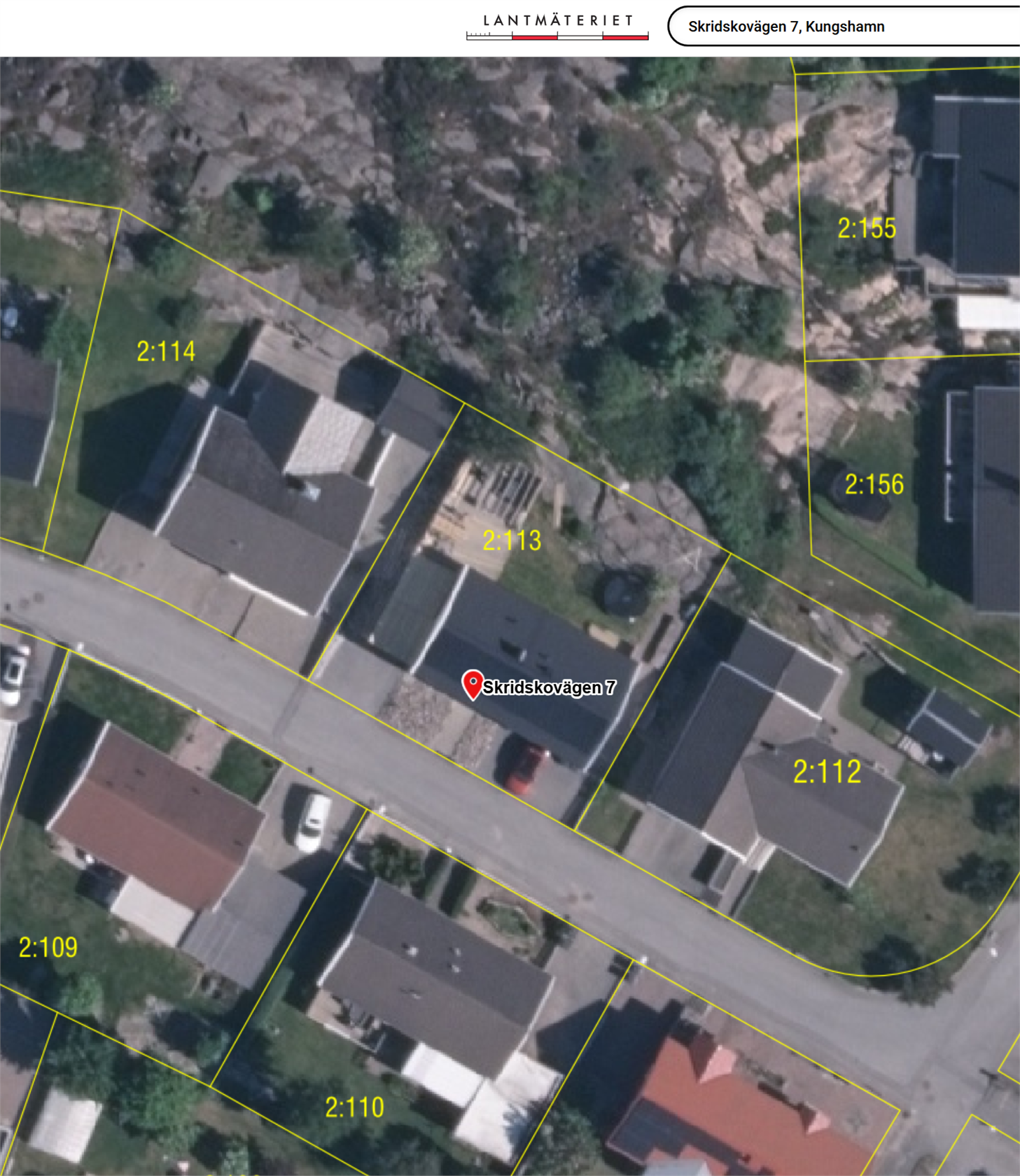 Tomtkarta Galleribilde