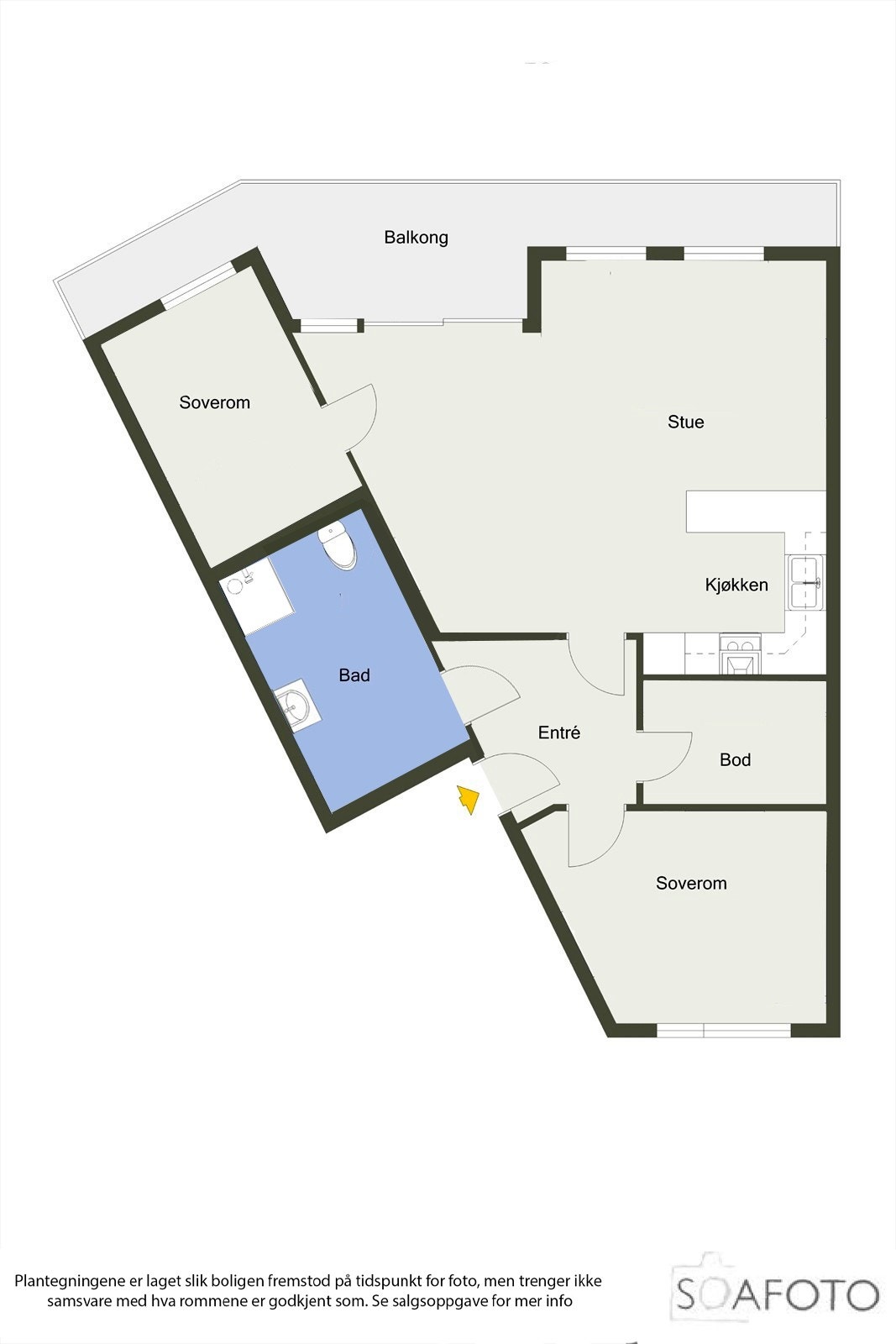 Plantegning Galleribilde