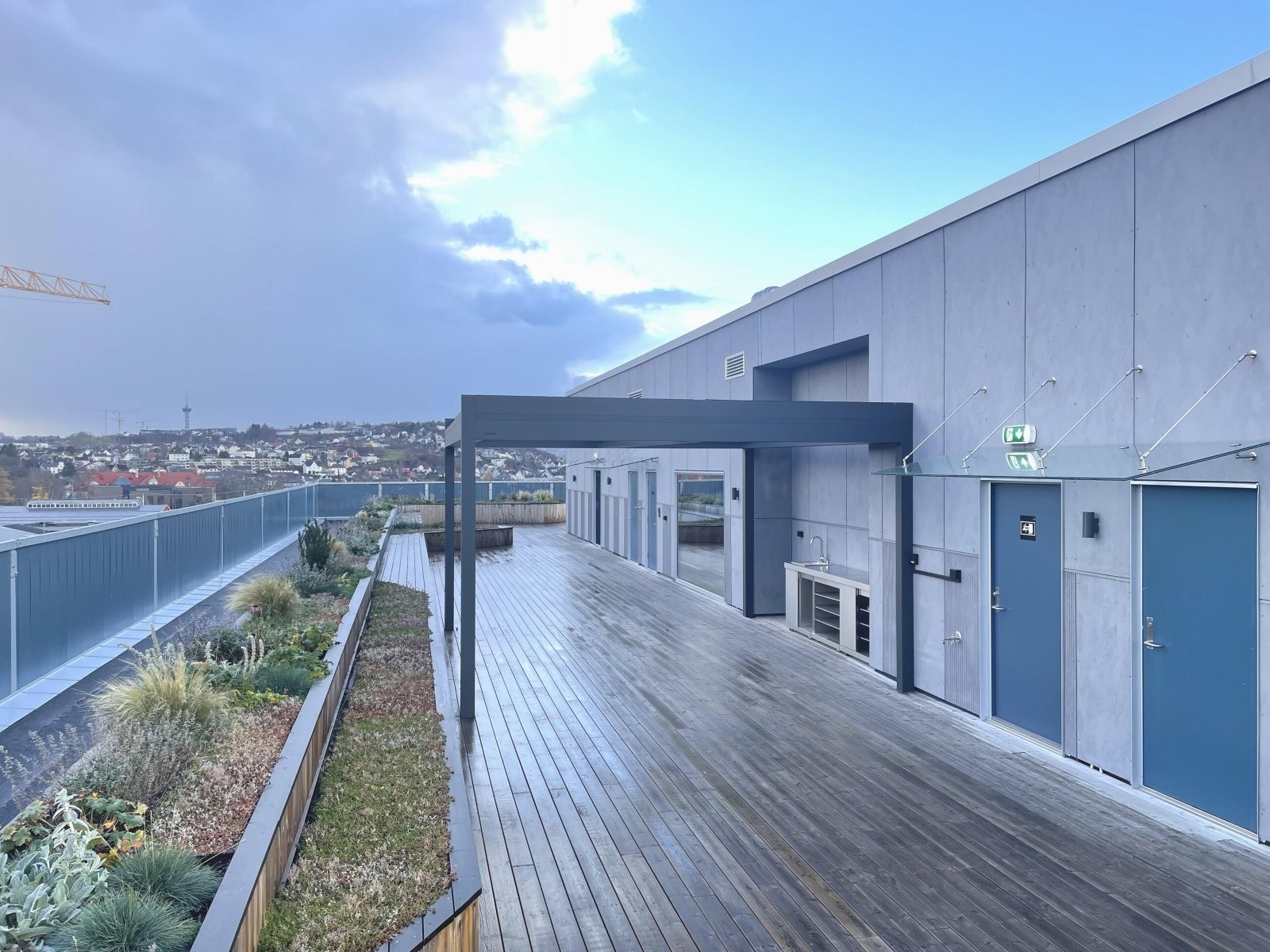 Felles takterrasse Galleribilde