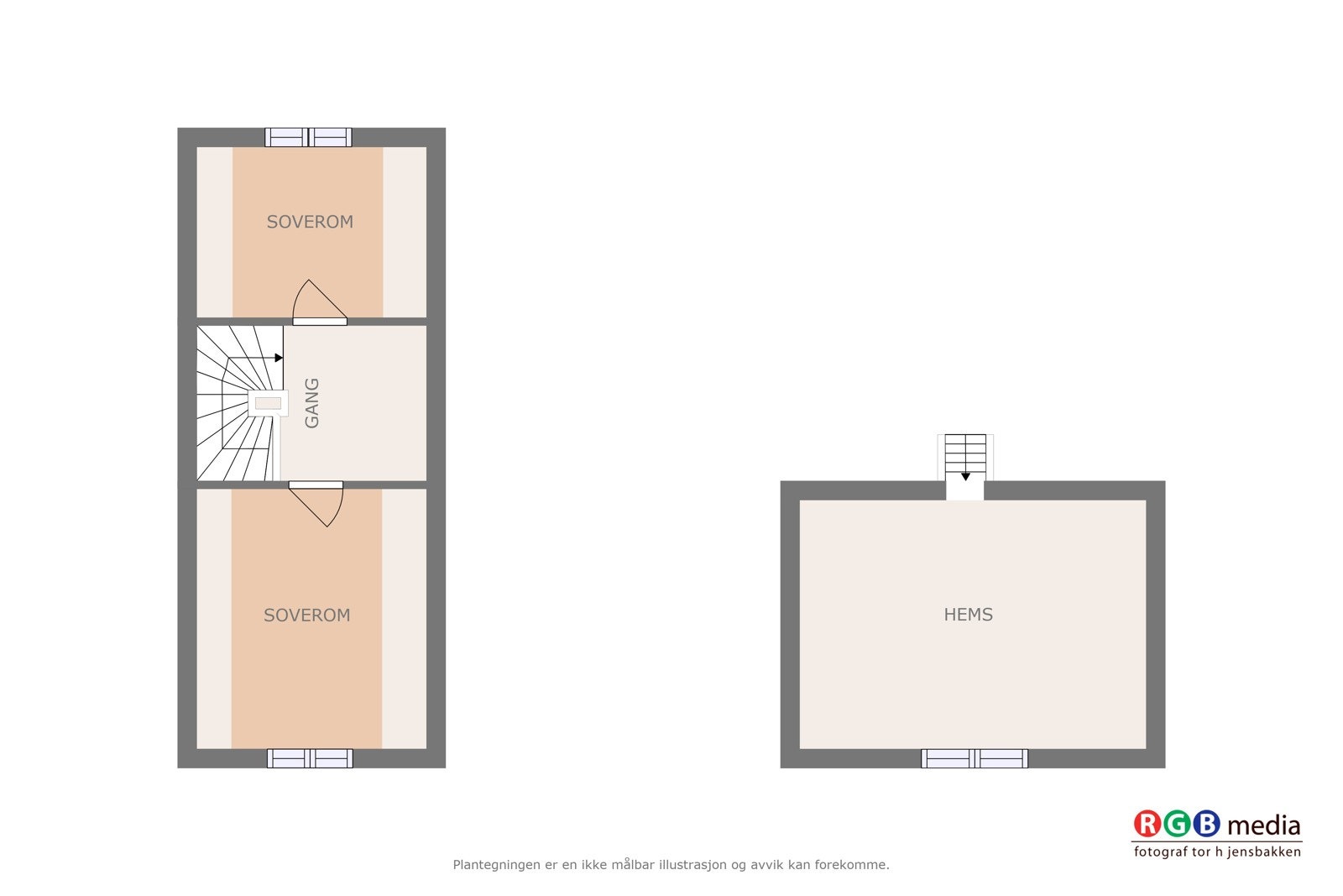 Plantegning Galleribilde