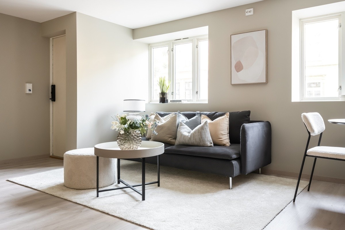 Leiligheten ble totalrenovert våren og sommeren 2024 Galleribilde