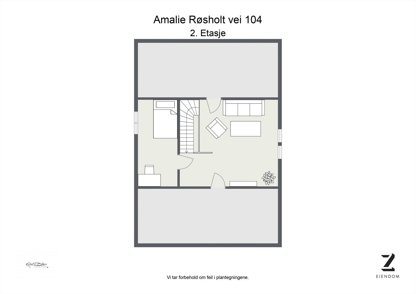 Plantegning hems Galleribilde