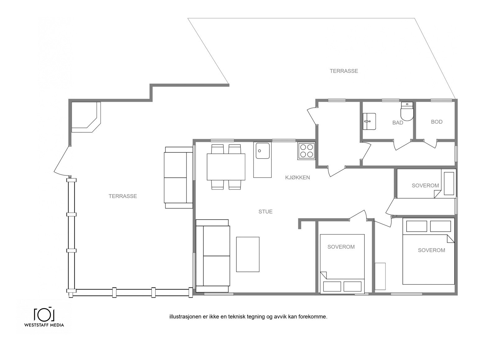 Plantegning Galleribilde