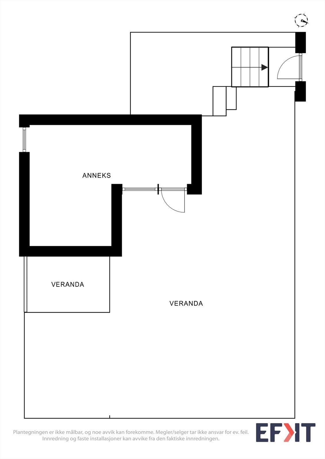 Plantegning anneks Galleribilde