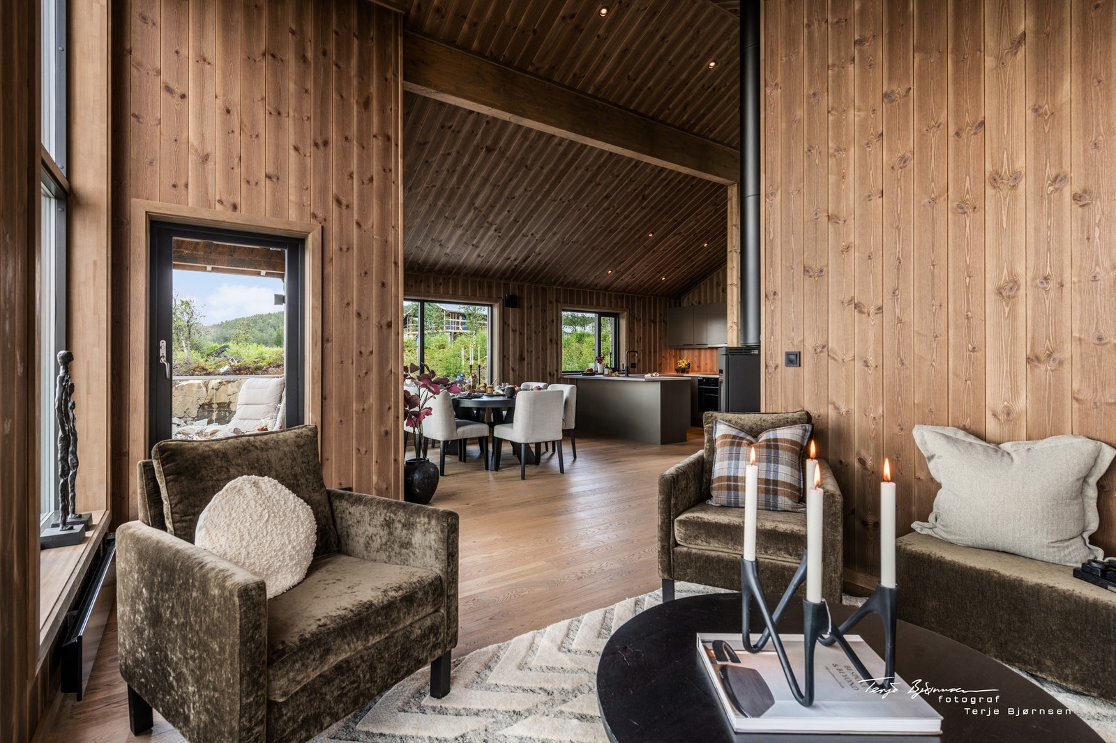 Interiør fra en lignende hytte med tilvalg! Galleribilde