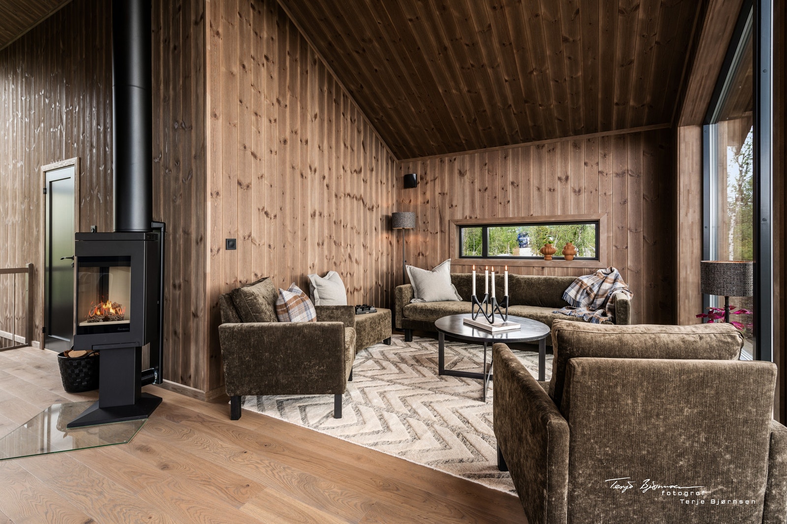 Interiør fra en lignende hytte med tilvalg! Galleribilde