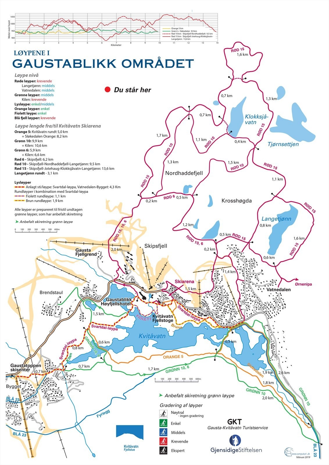 Langrennsløyper i Gaustablikk området | Langrennsløypene ved foten av Gaustatoppen går i variert terreng, her finner du korte rundtløyper, lysløyper samt lengre turer som tar deg opp på snaufjellet. Over 85 km med oppkjørte løyper venter på deg. Galleribilde