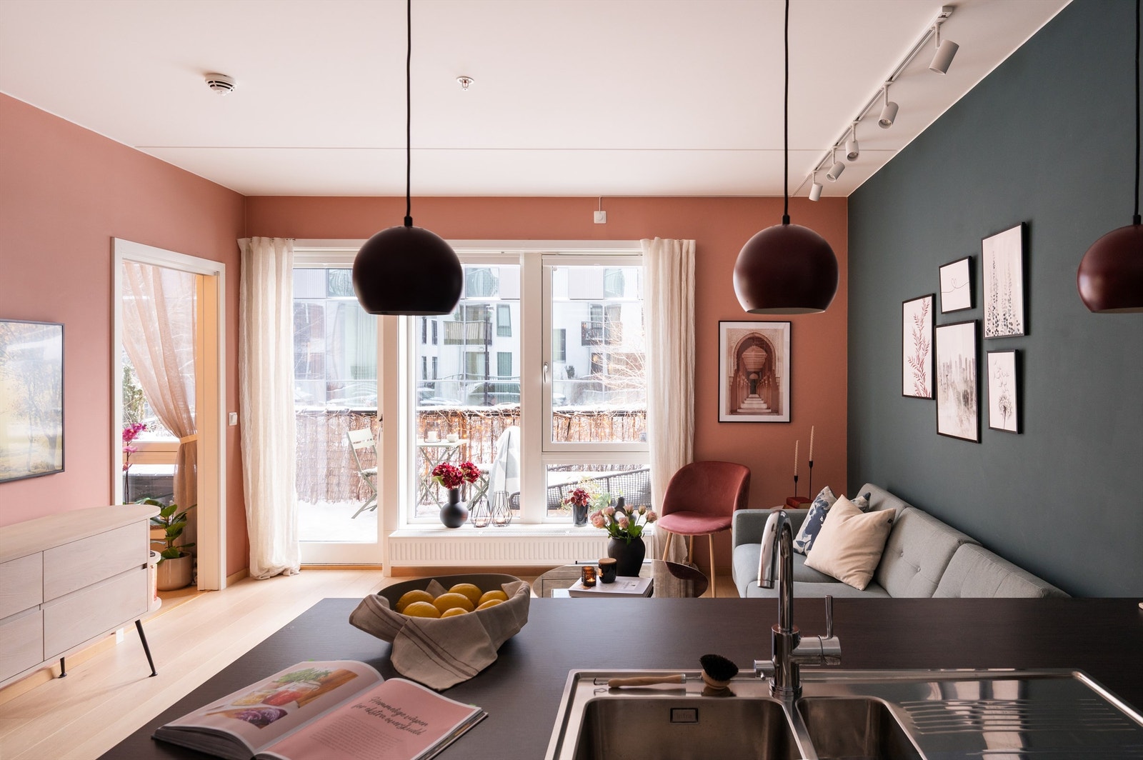 Leiligheten har vannbåren varme og balansert ventilasjon for godt inneklima Galleribilde