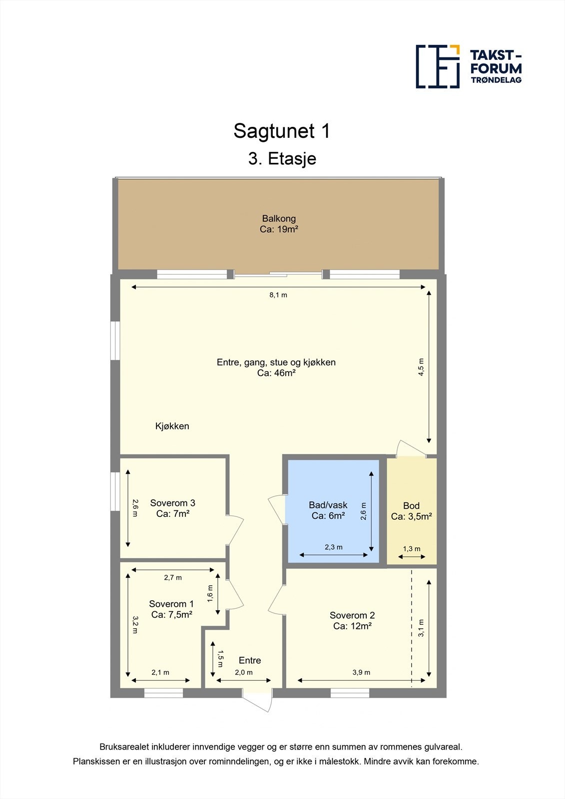 Plantegning Galleribilde