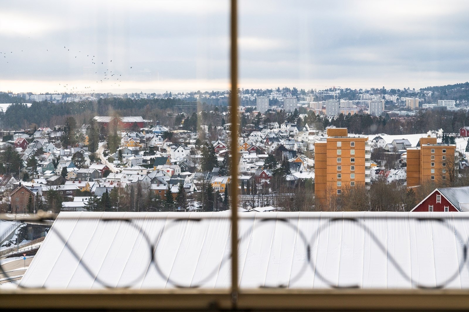 Utsikt fra balkongen. Galleribilde