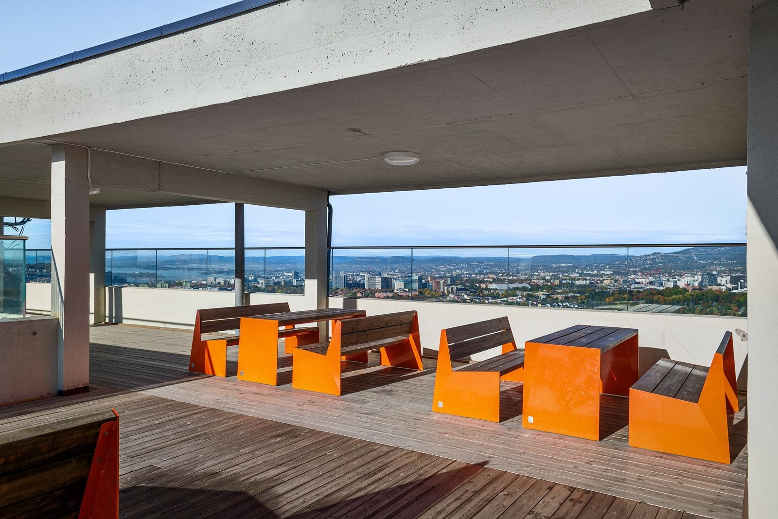 Felles takterrasse til bruk for beboere Galleribilde