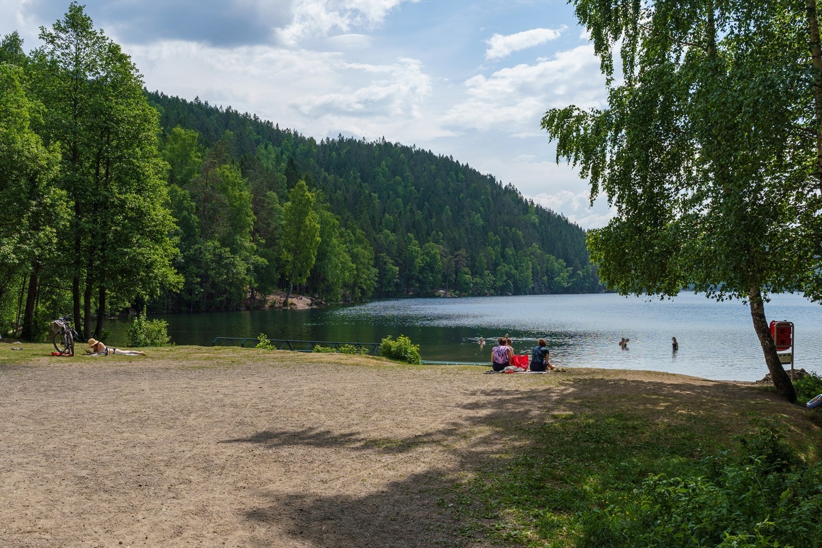 Lutvann badeplass Galleribilde