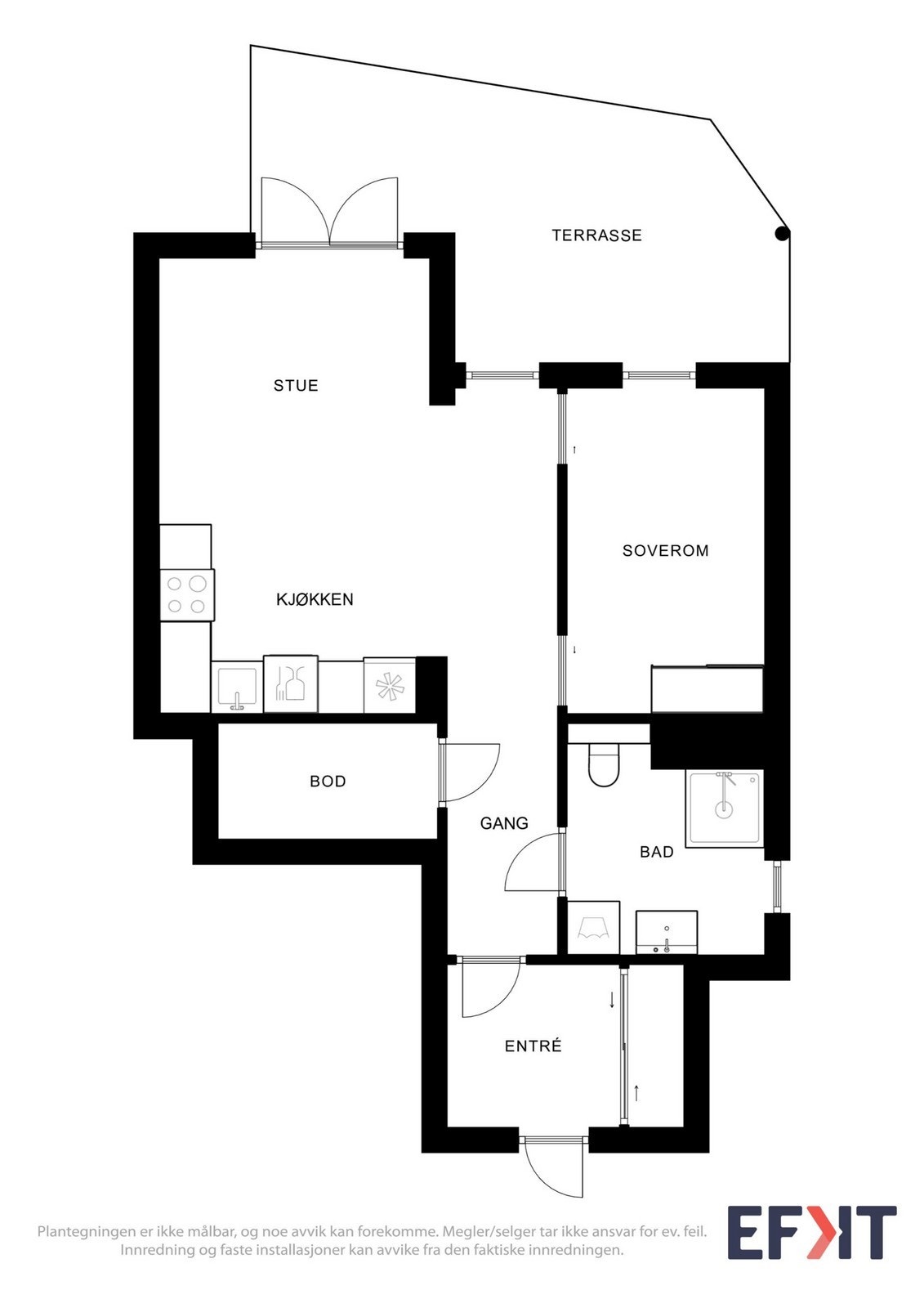 Plantegning Galleribilde