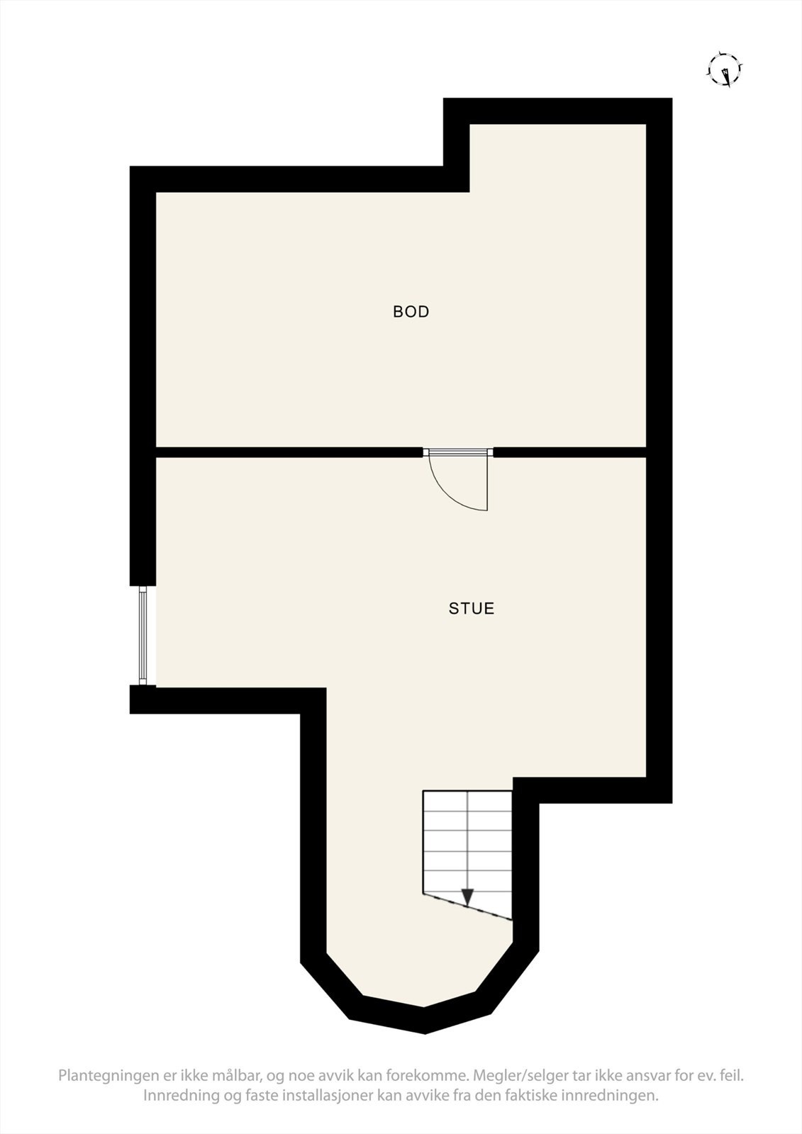 Plantegning kjeller. Galleribilde