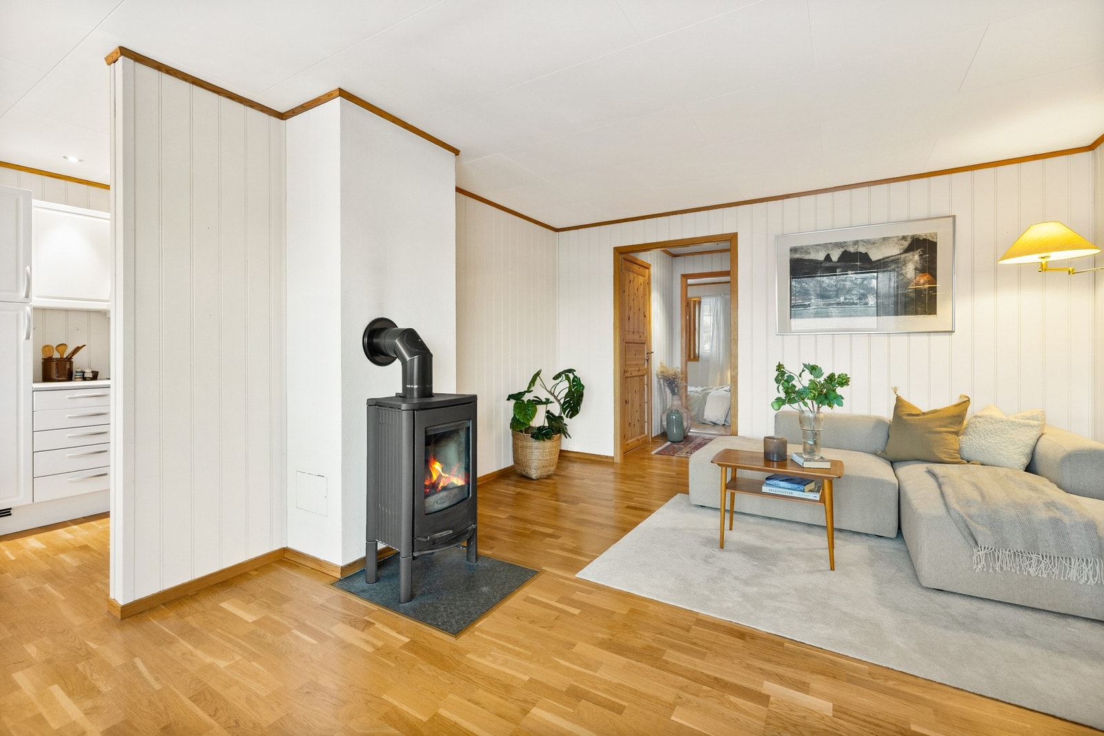 Innvendige overflater er vurdert til TG1 i takstmanns tilstandsrapport. Galleribilde