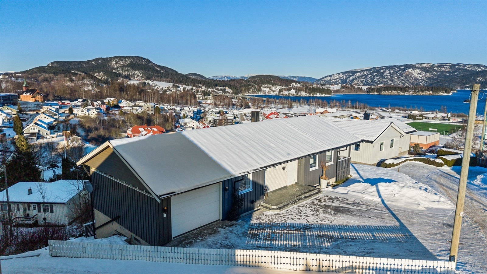 Boligen ligger pent plasser i Kåsene. Galleribilde