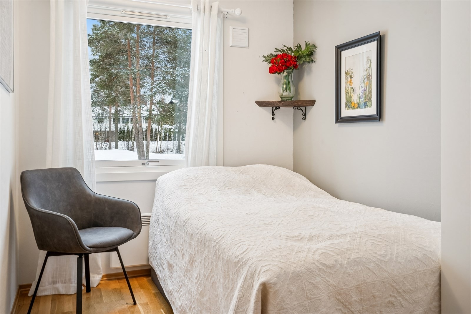 Det tredje soverommet egner seg godt som barnerom, gjesterom eller kontor. Galleribilde