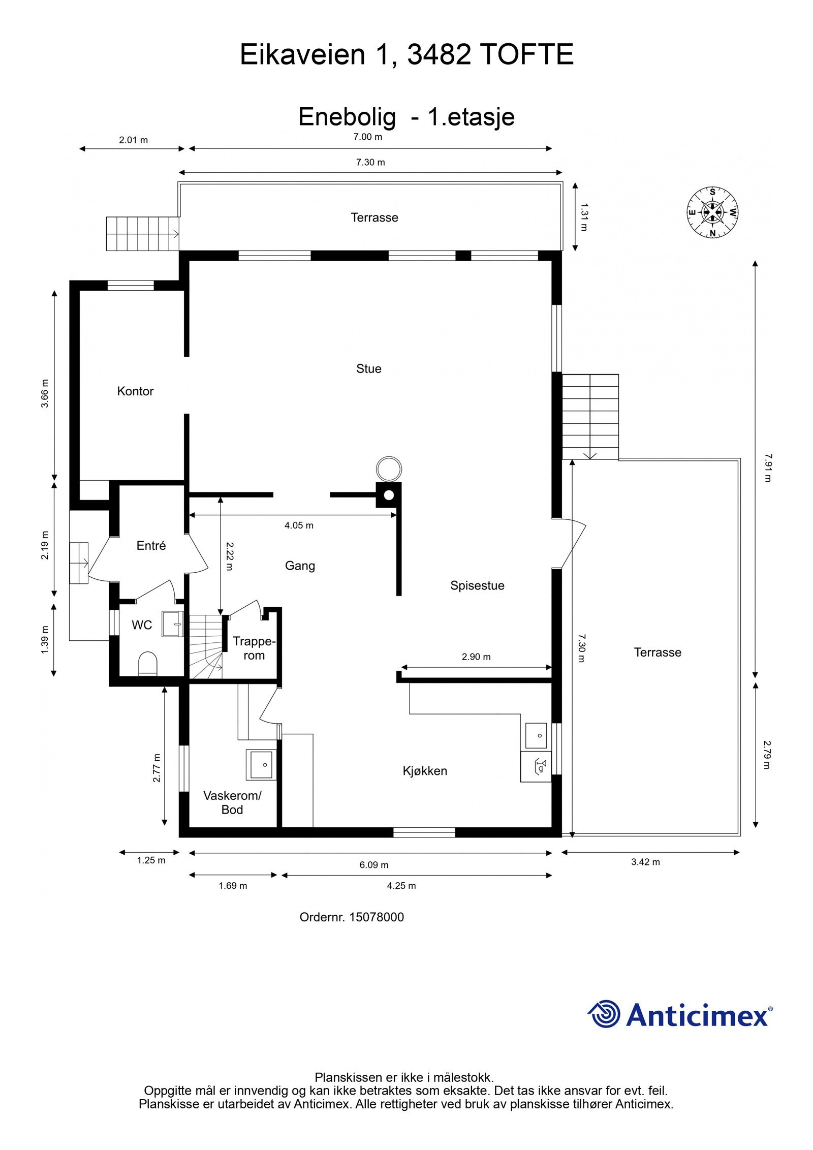 Plantegning 1.etasje. Galleribilde