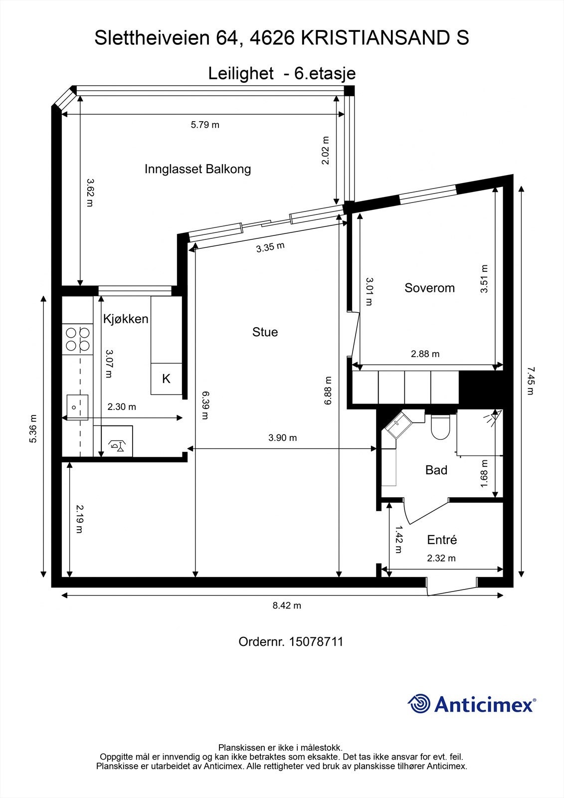 Plantegning Galleribilde
