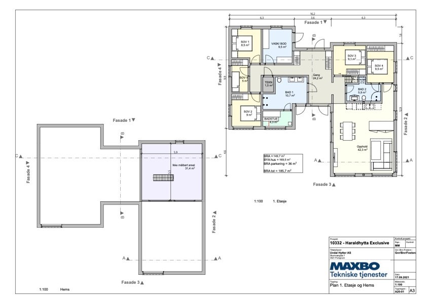 Nøye gjennomtenkt planløsning Galleribilde