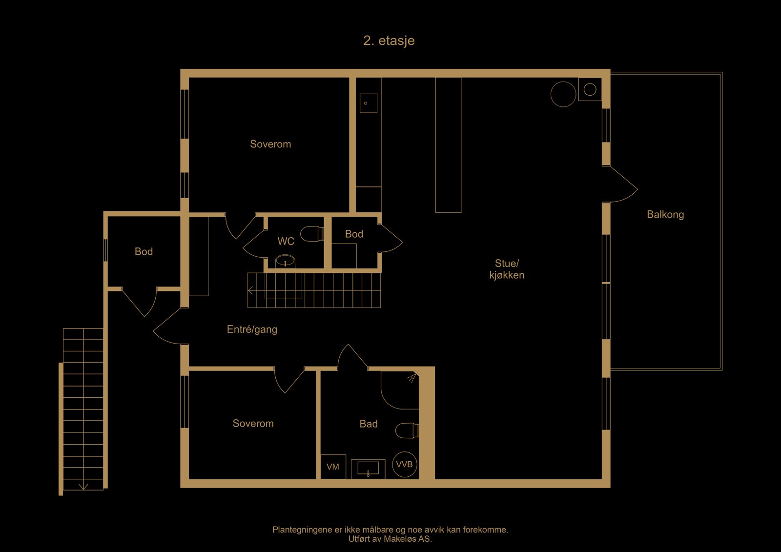 Viddevegen 424 - 2D - 2. etasje - Letterhead Galleribilde