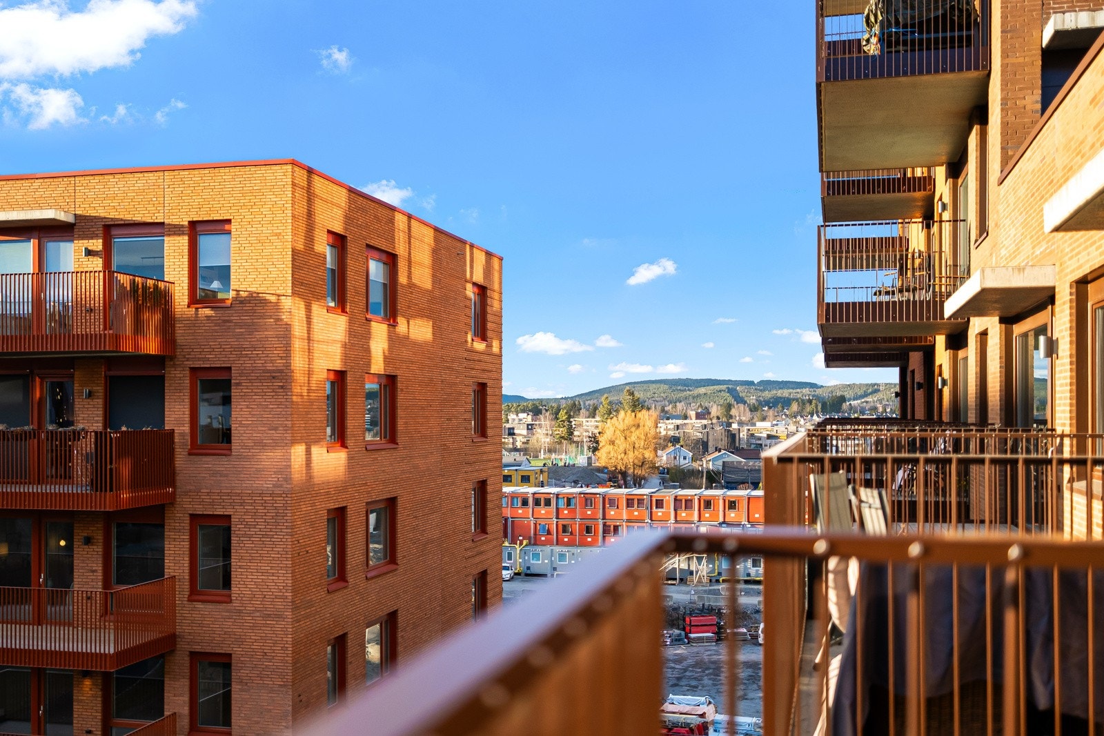 Utsikt fra balkongen. Galleribilde
