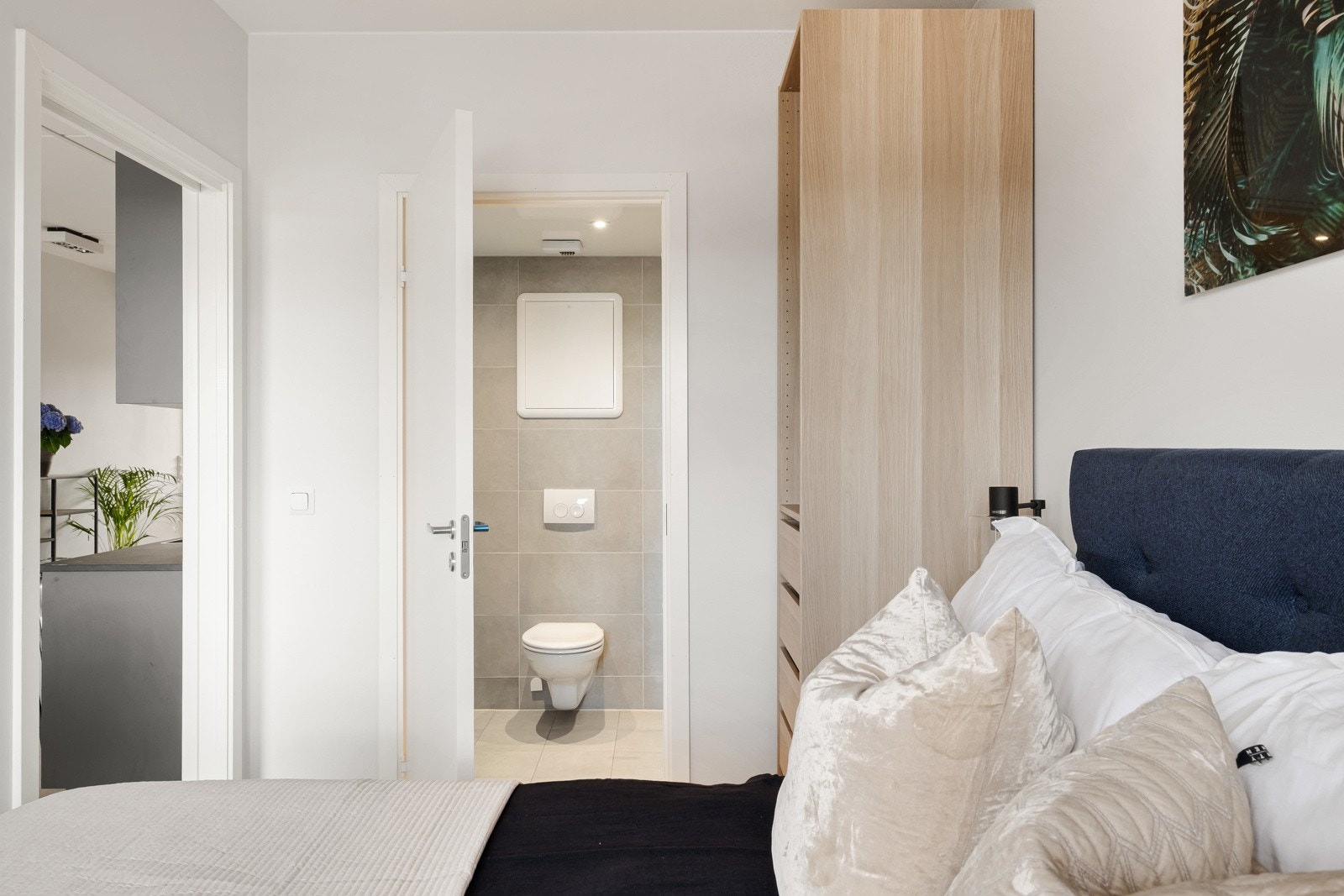 Hovedsoverommet har tilhørende bad. Galleribilde