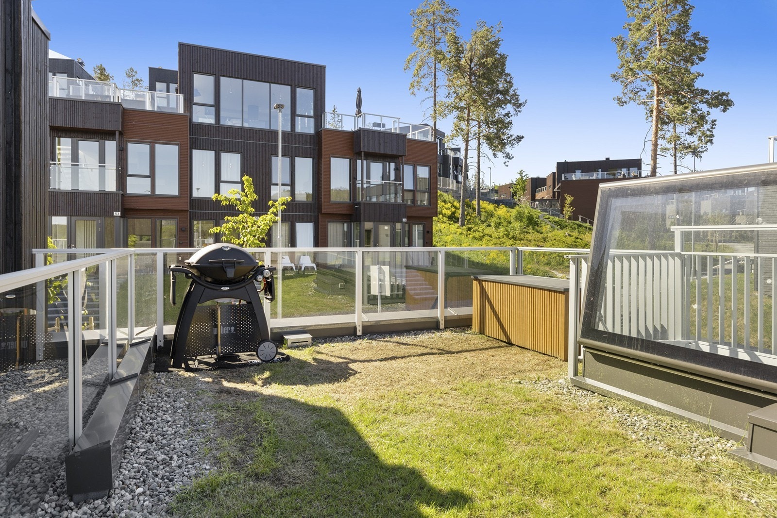 God plass til utemøblement. Galleribilde