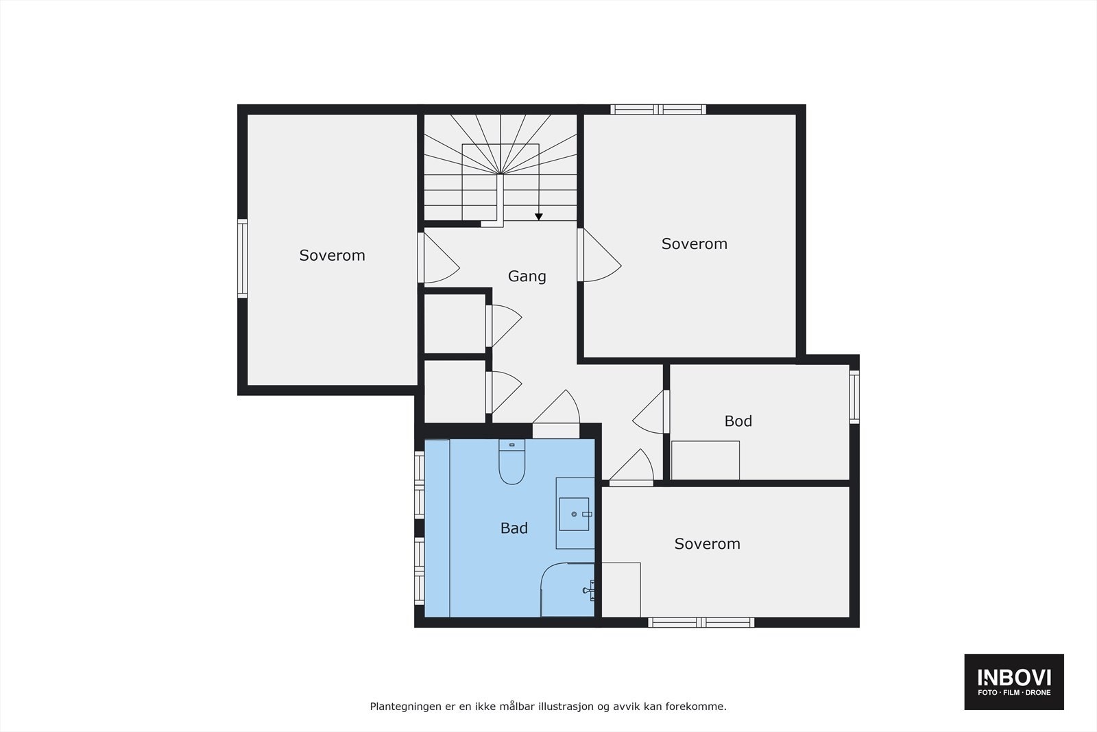 Plantegning 2.etg Galleribilde