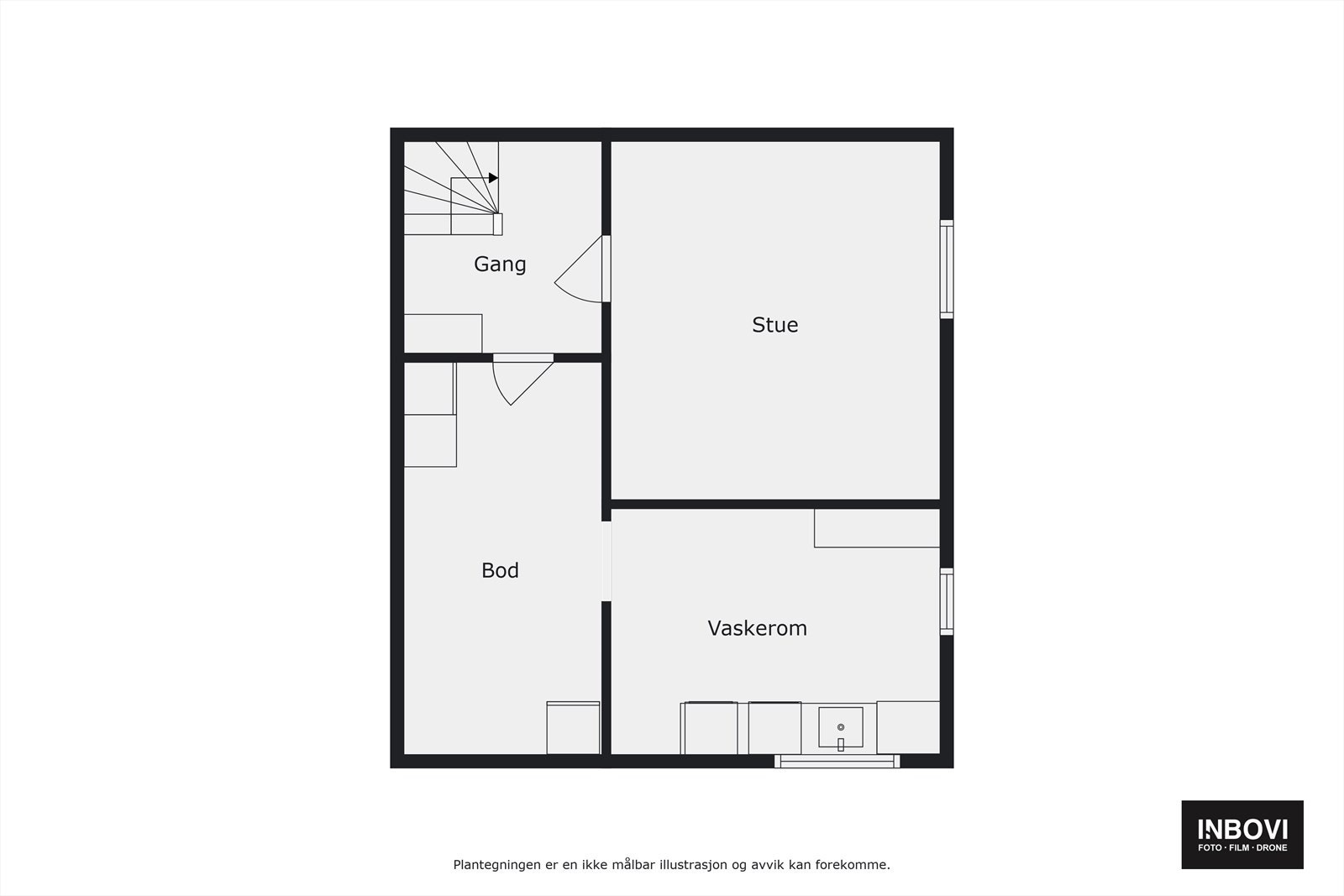 Plantegning kjeller Galleribilde