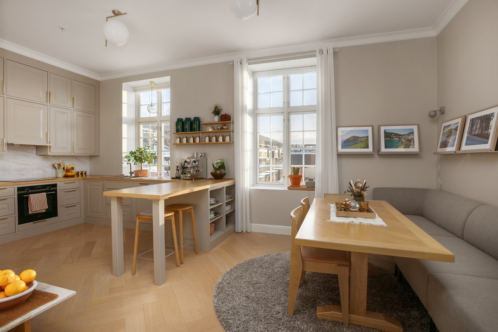 Lekkert og påkostet kjøkken fra Sigdal Galleribilde