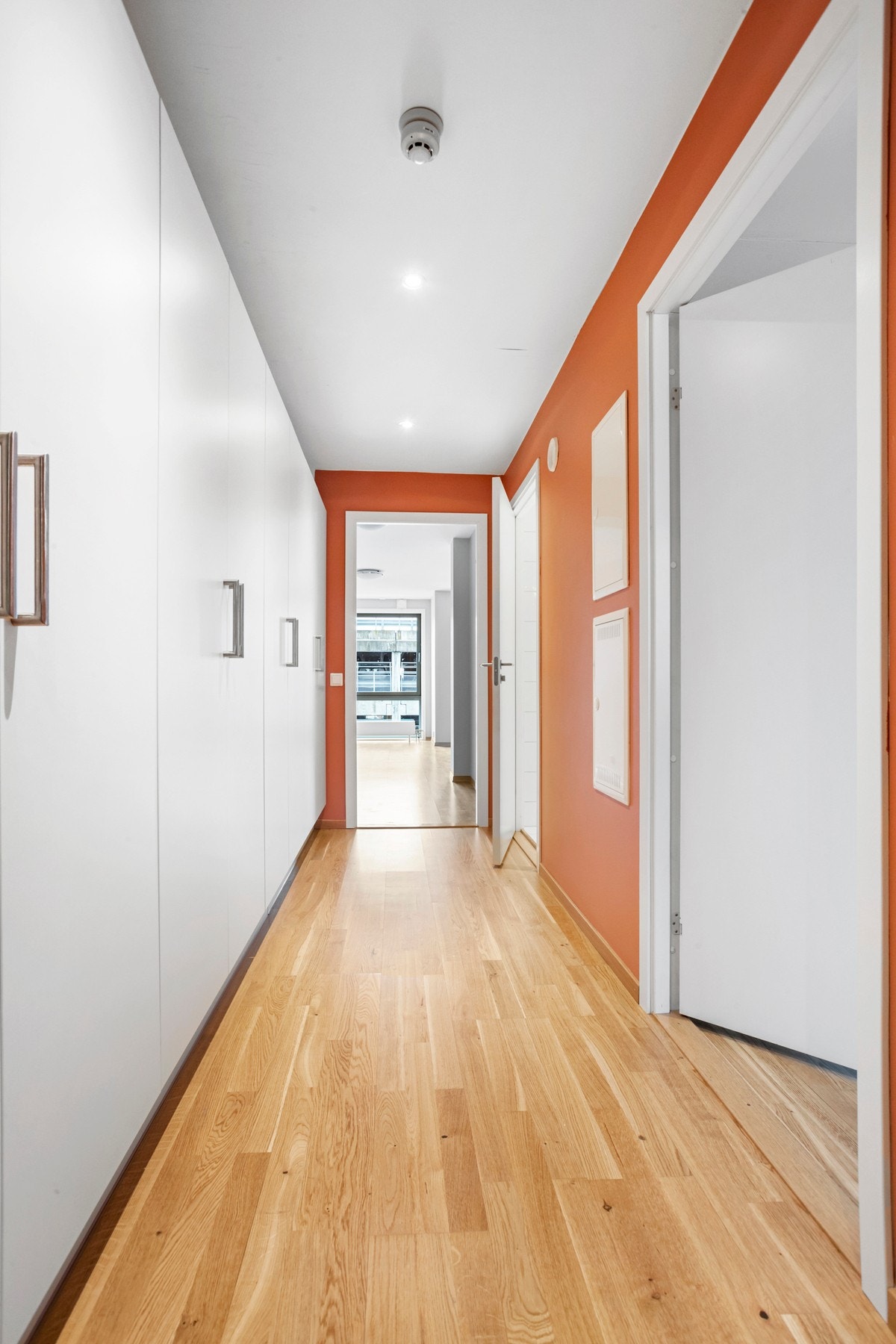 Entré med masse garderobeskap Galleribilde