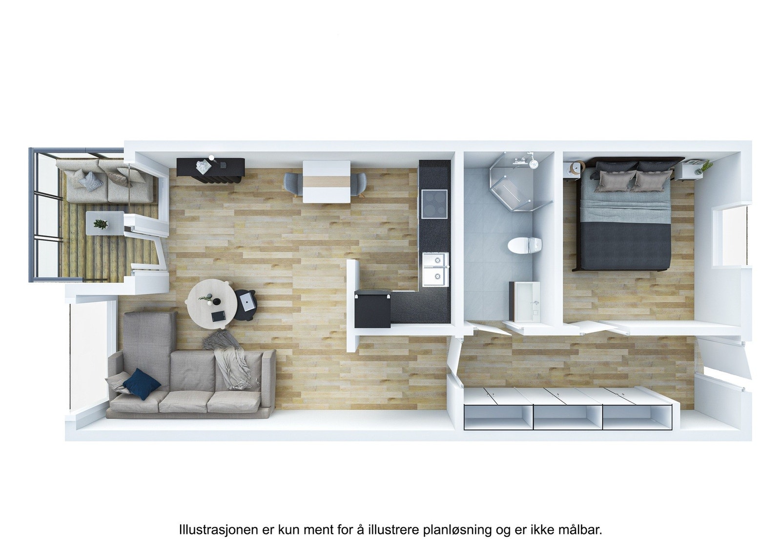 Planskisse Galleribilde