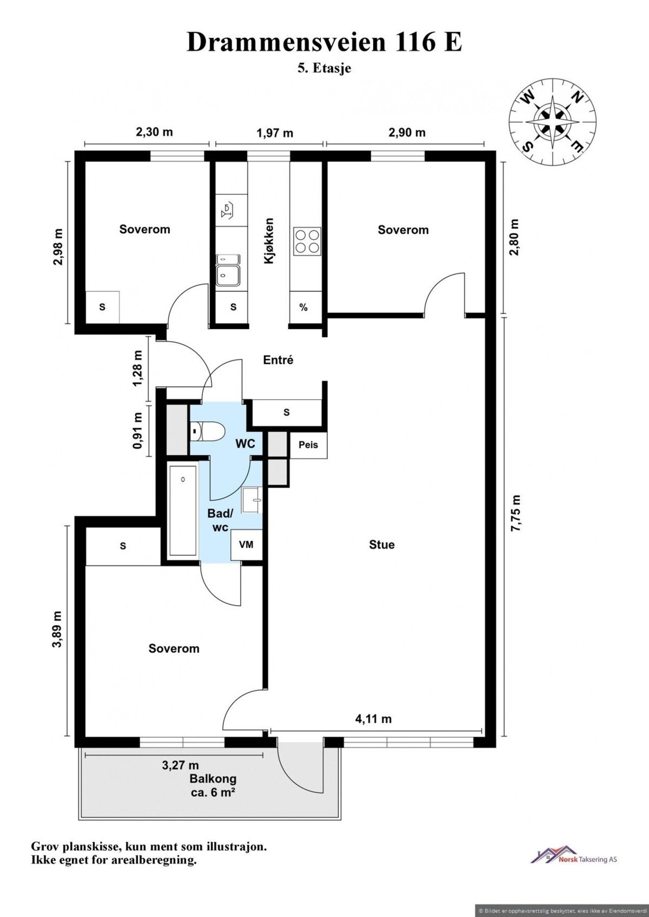 Alternativ planløsning Galleribilde