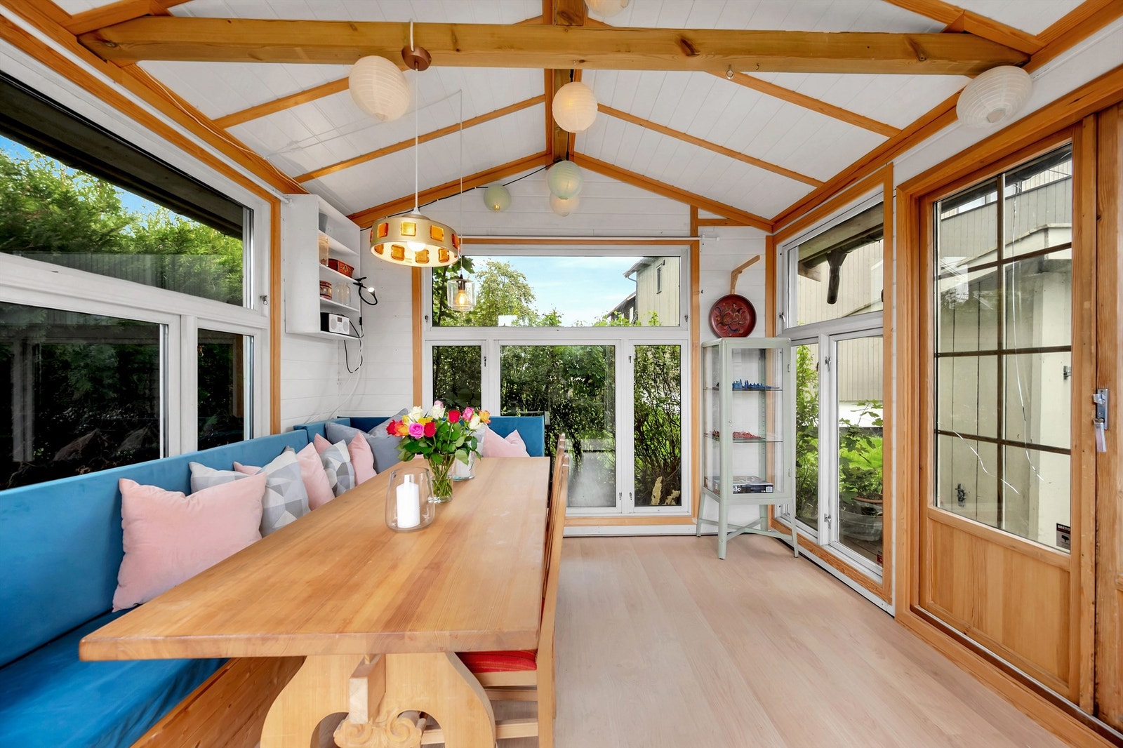 Annekset oppleves som en ekstra "stue", som enkelt kan innredes etter eget ønske. Galleribilde