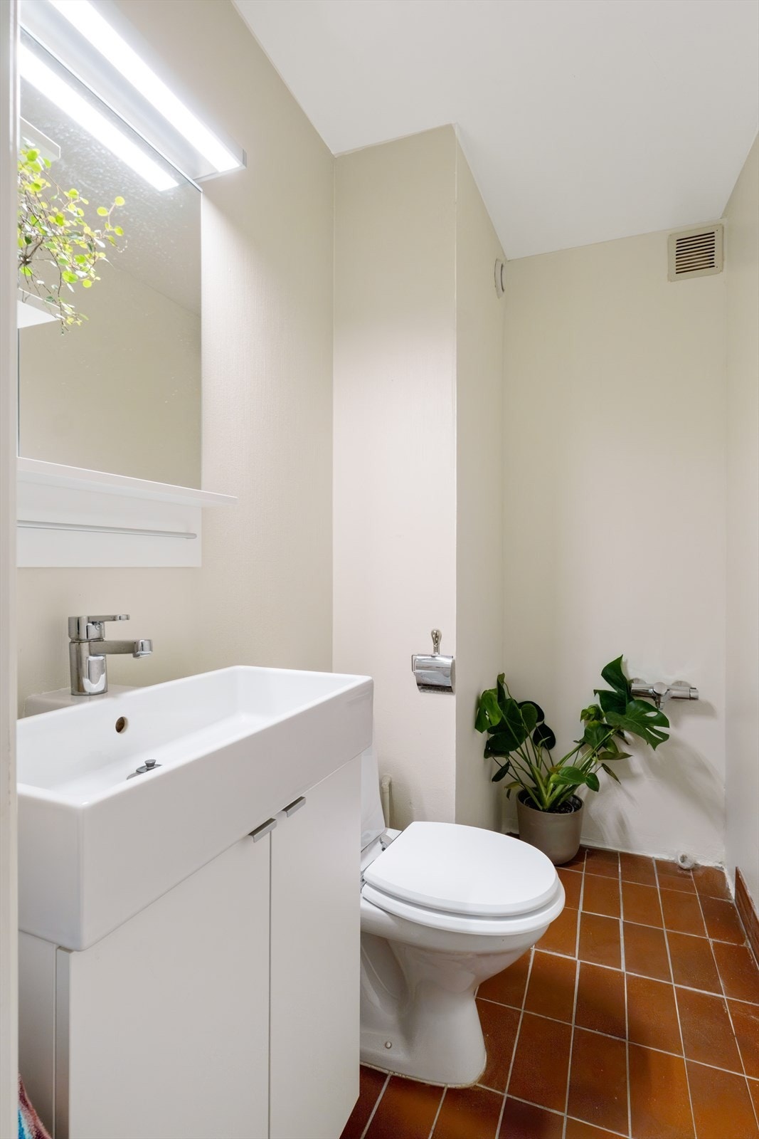 Fra entreen er det adkomst til toalettet som flere gjør om til bad nr. 2 Galleribilde