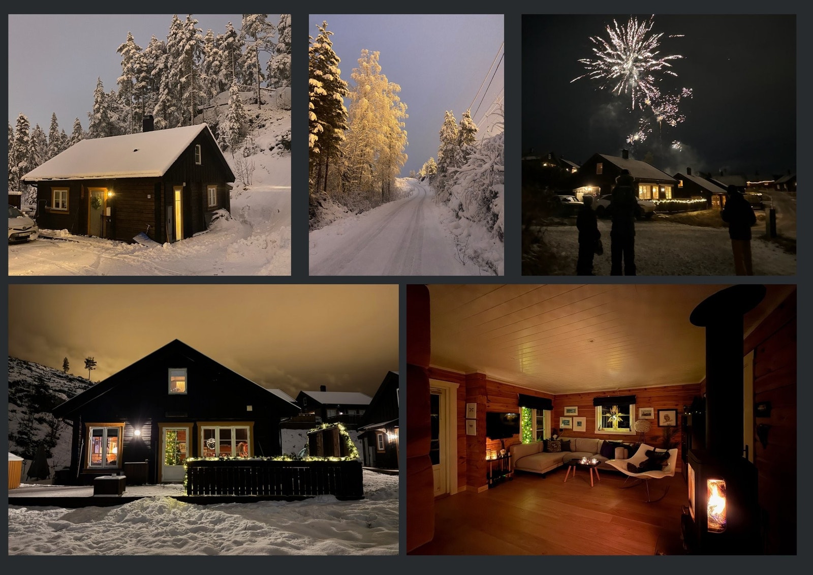 Julestemning på hytta, selgers egne bilder. Galleribilde