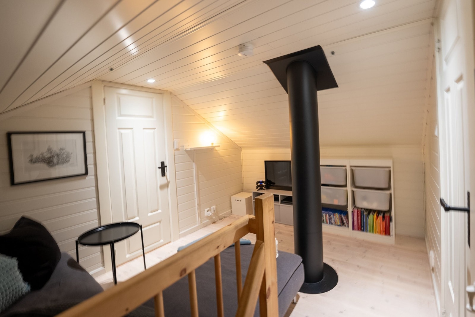 Loftsstuen er perfekt for barna, både for små og store. Galleribilde