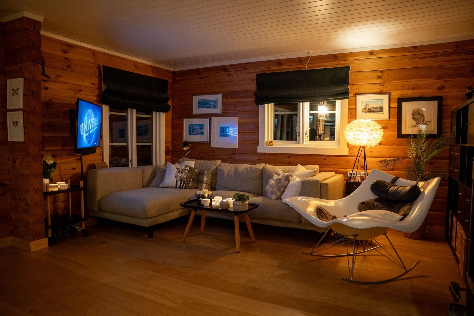 Hva med en kinokveld på hytta? Galleribilde