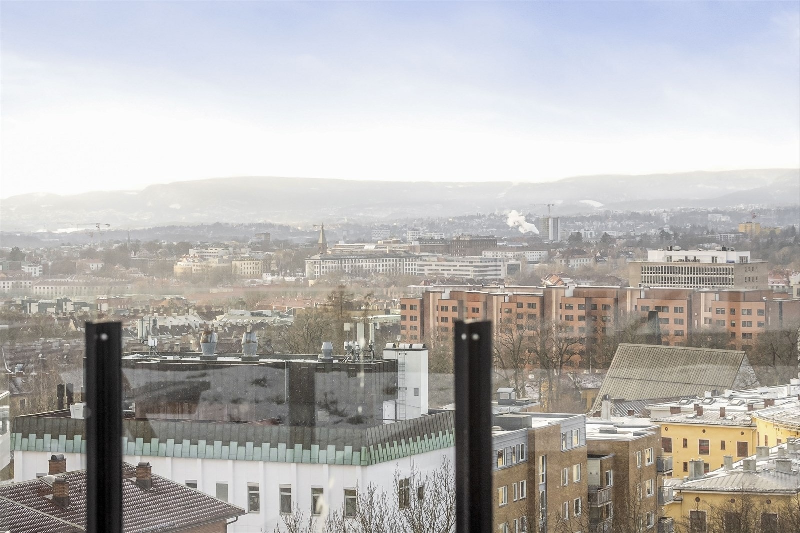 Oversikt over de omkringliggende boligområdene. Galleribilde