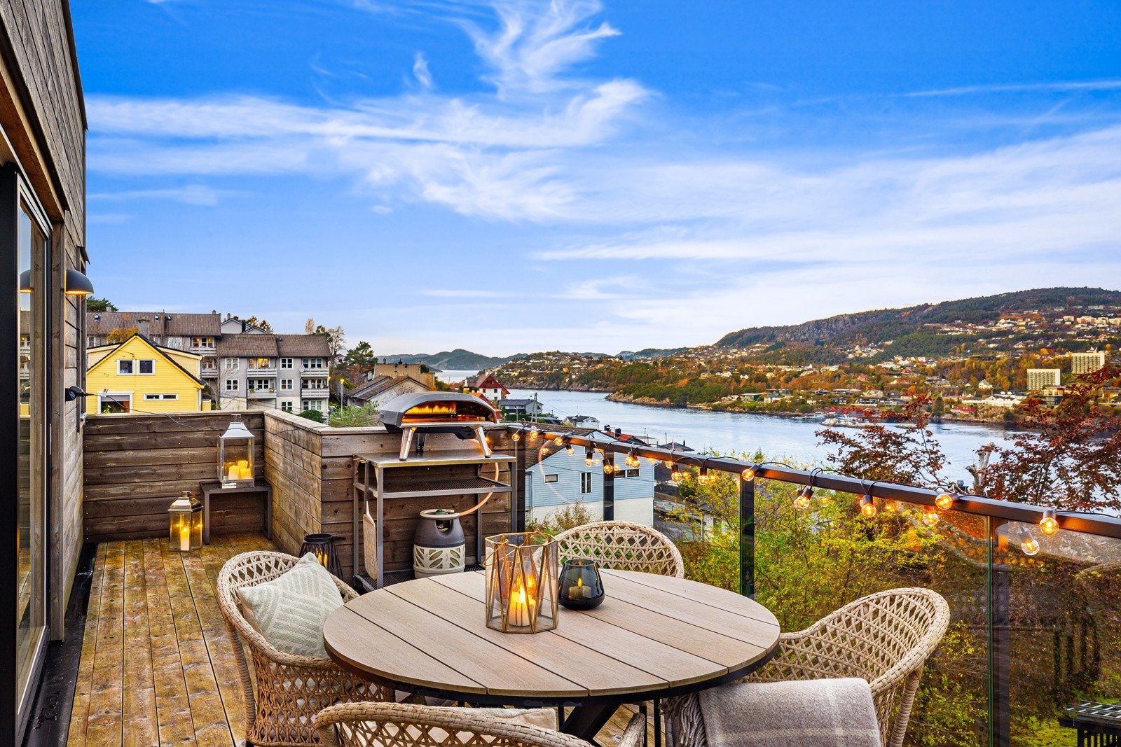 Her kan man nyte den nydelige utsikten. Galleribilde