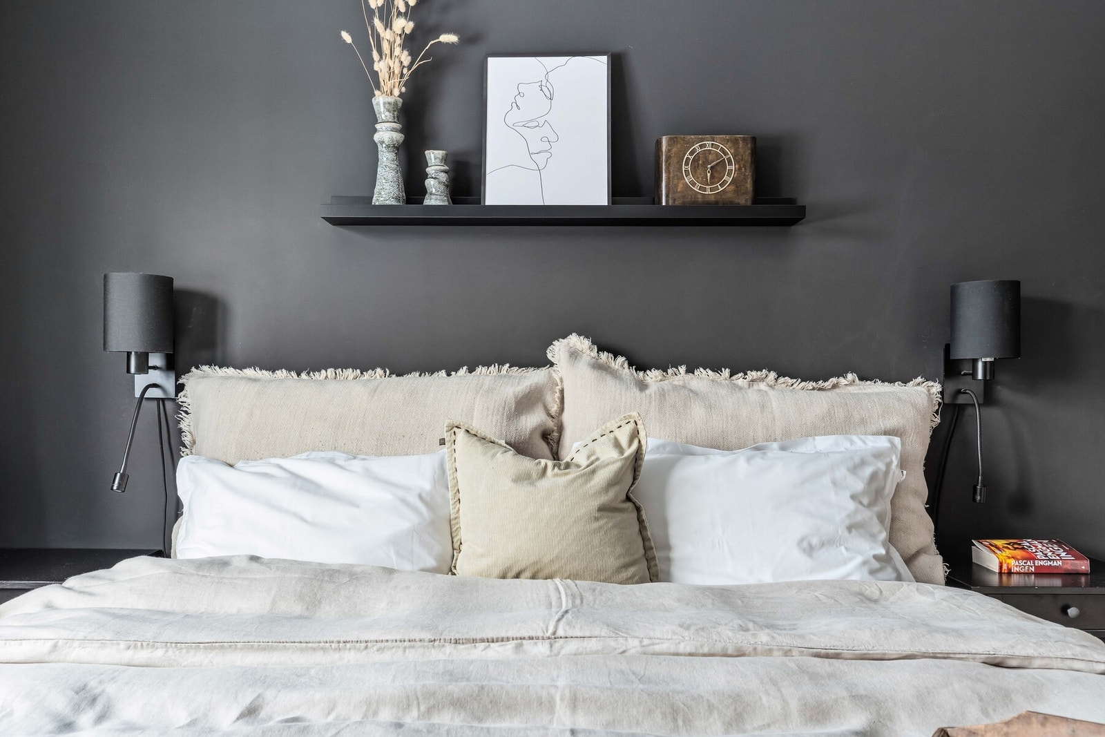 Detaljbilde hovedsoverom. Galleribilde