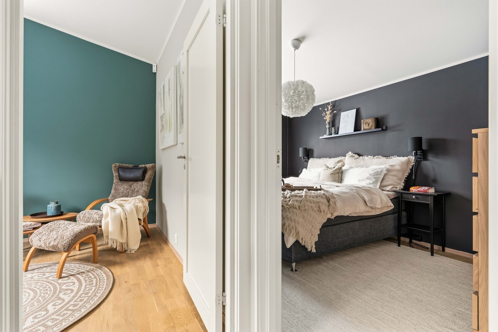 Boligen har totalt 3 gode soverom i boligens 2.etasje. Galleribilde