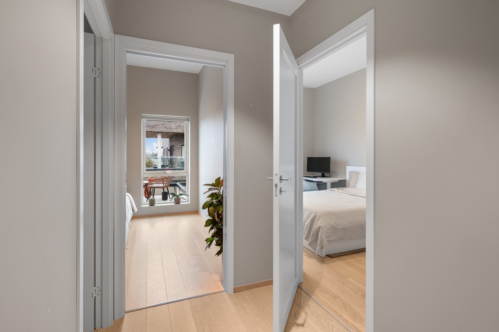 Leiligheten har to gode soverom. Galleribilde