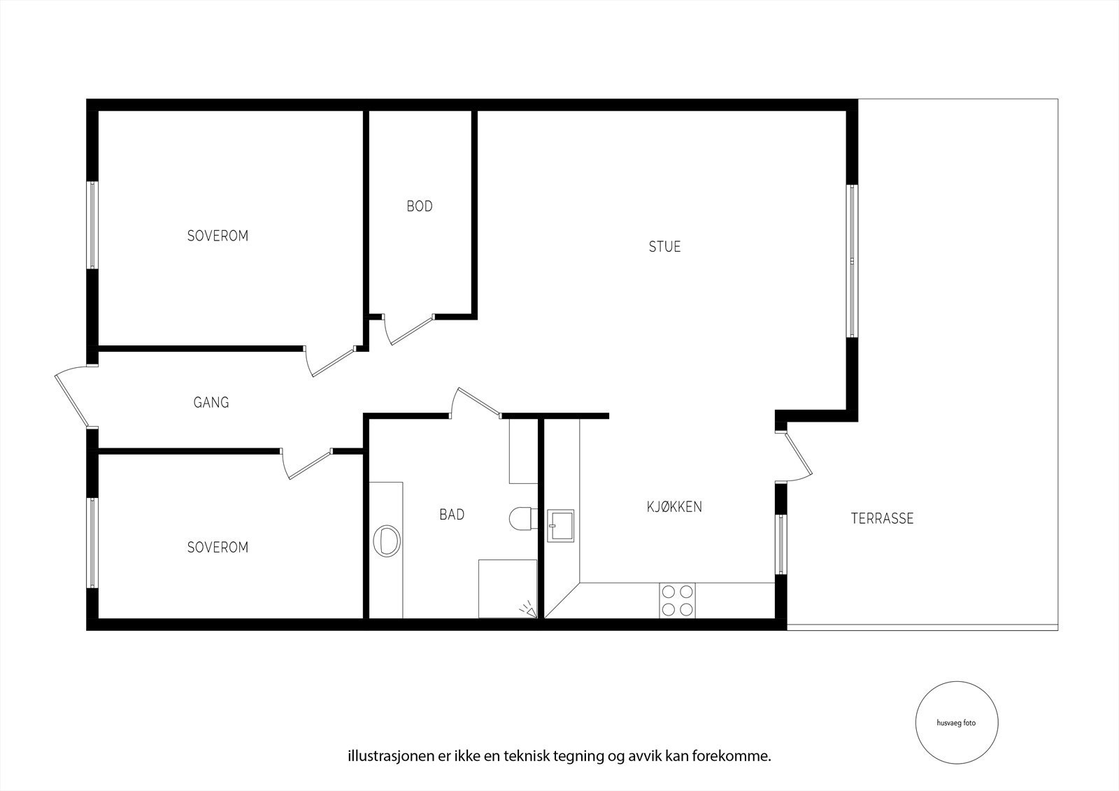 Olabakken 8 HF - basic+ 2D Galleribilde